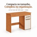 Ver imagem 6 de Escrivaninha 1 Porta 1 Gaveta 100% MDF com Tampo Amplo Atenas Espresso Móveis