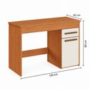 Ver imagem 3 de Escrivaninha 1 Porta 1 Gaveta 100% MDF com Tampo Amplo Atenas Espresso Móveis