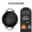 Ver imagem 4 de Panela Moqueca Alça Espiral Tampa de Ferro e Suporte em Metal 33x21cm 6,6l – Panela Mineira