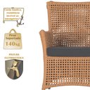Ver imagem 4 de 4 Poltronas e 1 Mesa Igapó em Alumínio Pintura Fendi Corda Náutica Estofado 11
