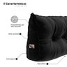 Almofada para Cabeceira Encosto Apoio Lombar Spot 90cm com Porta Celular Veludo - Desk Design - 5