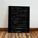 Ver imagem 7 de Kit 3 Quadro Decorativo Matemática Aritmética Calculo Física 28x20cm