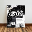 Ver imagem 6 de Kit 3 Quadro Decorativo Matemática Aritmética Calculo Física 28x20cm