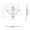 Ver imagem 2 de Kit 10 Borboleta para Janela Guilhotina Zincada 20072 - Loth