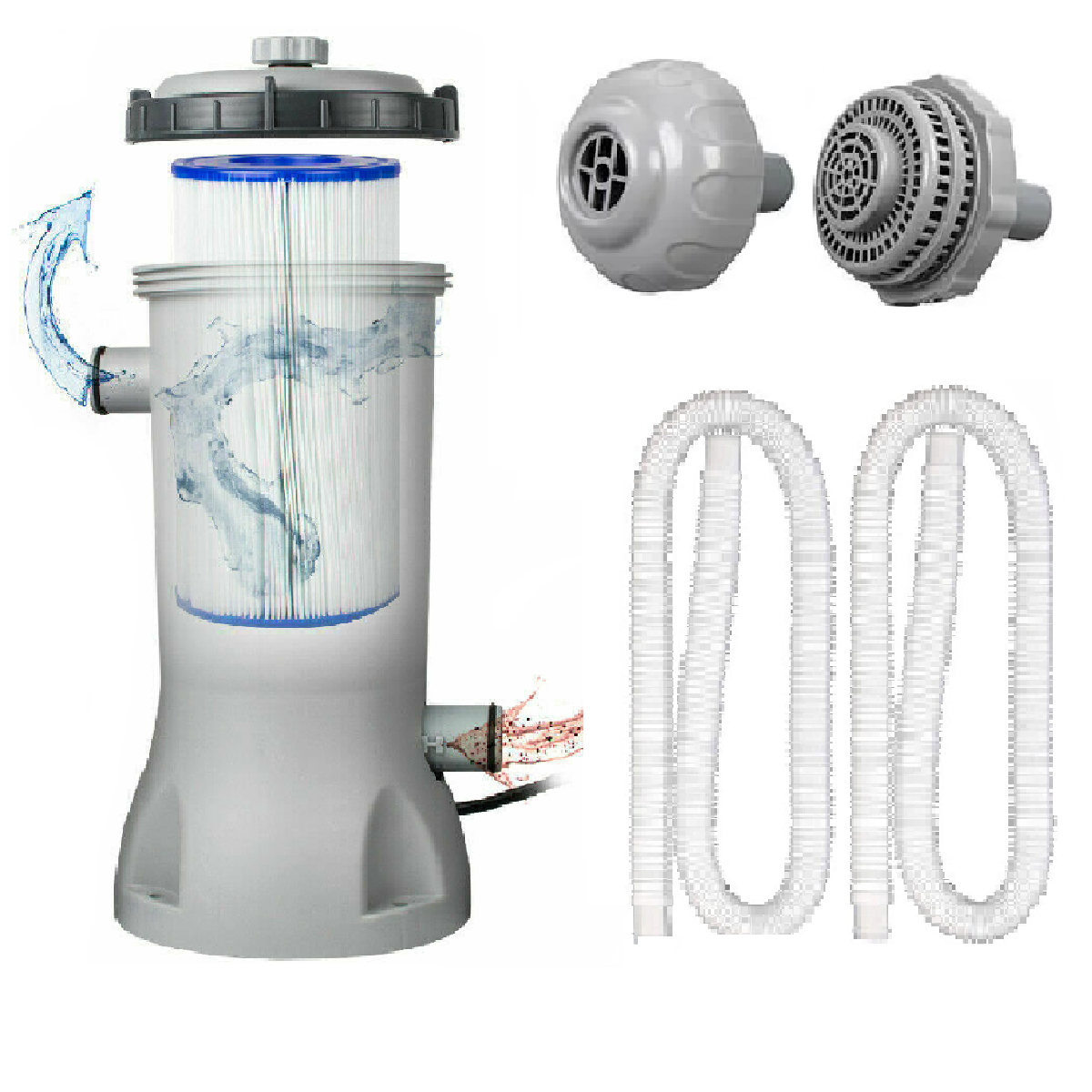 Bomba Filtro 3.785l/hr P/ Piscinas Infláveis até 17.000 Lts:220v - 2