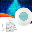 Ver imagem 2 de Iluminação para Piscina Refletor Power LED 15w ABS Frente Grande para Nicho Antigo Cor da Luz
