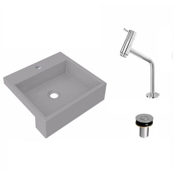 Kit Cuba XQ395 Torneira Pratika 1060 Metal Válvula Click 1 Polegada B Compace - 2