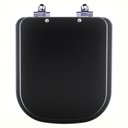 Ver imagem 1 de Assento Sanitário Soft Close Axis Ébano Fosco (preto Fosco) para Vaso Deca