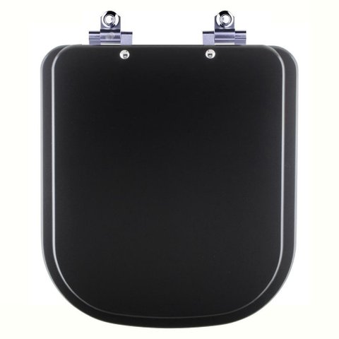 Assento Sanitário Soft Close Axis Ébano Fosco (preto Fosco) para Vaso Deca