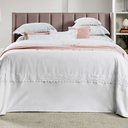 Ver imagem 4 de Capa de Edredom (Duvet) Queen 600 Fios Ducale - Trussardi Branca