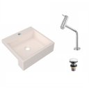 Ver imagem 2 de Kit Cuba XQ395 Torneira Pratika 1060 Metal Válvula Click 1 Polegada G Compace