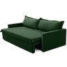 Sofá sem Caixa Retrátil e Reclinável 1,65m com Molas Luzia Linho Verde Madelina Decor - 5