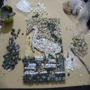 Ver imagem 5 de Dominar a Arte de Fazer Rosto com Mosaico de Pedras