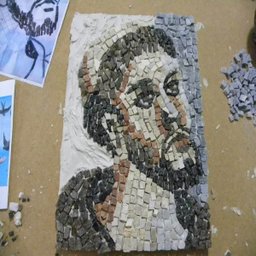 Dominar a Arte de Fazer Rosto com Mosaico de Pedras - 4