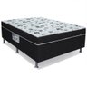 Cama Box Conjugado Union Ortobom Ortopedic Solteirão Preto e Branco 108x188x43 - 2