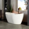 Banheira Luxo Freestanding Imersão Atenas Branco 1,7m Pex - 3