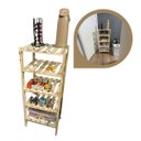 Ver imagem 2 de Organizador de Madeira Pinus 5 Andares Multiuso