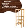 Organizador de Madeira Pinus 5 Andares Multiuso - 4