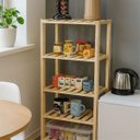 Ver mais imagens de Organizador de Madeira Pinus 5 Andares Multiuso