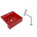 Ver imagem 2 de Kit Cuba XQ395 Torneira Pratika 1060 Metal 1/4 Volta Compace