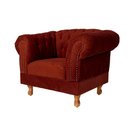 Ver imagem 3 de Kit 2 poltronas Chesterfield Capitonê Duque Suede Bordo Decoração, Recepção, Salas de Tv e Estar