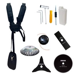 Roçadeira Anmax Cg430p-tb 43cc 2hp + Lâmina 3 Pontas, Lâmina 80 Dentes e Escova de Aço - 7