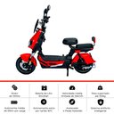 Ver imagem 7 de Bicicleta Elétrica - Pam12 1000w 60v Lithium - Vermelha - Plug And Move