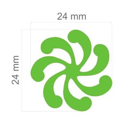 Furador Artesanal Toke E Crie Jumbo Premium Flor Redemoinho - 1