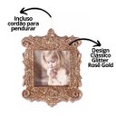 Ver imagem 5 de Kit Porta Retrato Rosê Gold para Árvore Natal 10cm 3 Peças - Magizi
