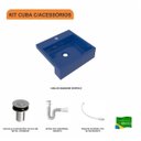 Ver imagem 3 de Kit Cuba XQ395 Válvula Click 1 Polegada B Sifão PVC Flexível Compace