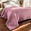 Ver imagem 2 de Manta Cobertor Casal Corttex Luster Canelada 180x220cm Microfibra Antialérgico Super Macio Premium
