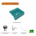 Ver imagem 3 de Kit Cuba XQ395 Válvula Click 1 Polegada B Sifão PVC Flexível Compace