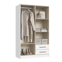 Ver imagem 5 de Guarda-Roupa 4 Portas 2 Gavetas Tóquio Branco Line