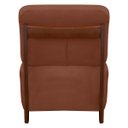 Ver imagem 4 de Poltrona Decorativa Orgânica California Base de Madeira Bouclê - Sofa Store:bouclê Terracota