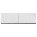 Ver imagem 1 de Armário Aéreo Andréia 160 Cm 4 Portas Branco Ajl