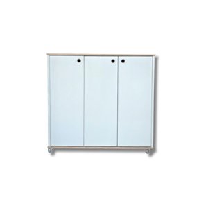 Sapateira em Mdf Multiuso Organizador 30cm Branco Amadeirado