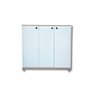 Sapateira em Mdf Multiuso Organizador 30cm Branco Amadeirado - 1