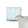 Sapateira em Mdf Multiuso Organizador 30cm Branco Amadeirado - 2