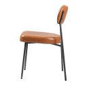 Ver imagem 5 de Kit 4 Cadeiras Lilly Courino Caramelo - Sallar Home