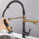Ver imagem 7 de Kit Cuba Pia Gourmet Dupla Preta Aço Inox e Torneira Flexível Brinovar