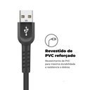 Ver imagem 6 de Cabo Dual Shock Type C / Tipo C / Usb C - Preto - 1,2m - Gshield