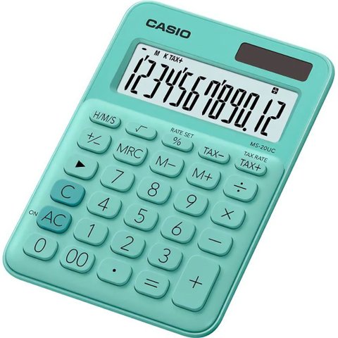 Calculadora Compacta Casio Ms-20uc-gn - Verde