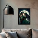 Ver imagem 1 de Quadro Cigana Esmeralda e Wladimir 33x24cm - com Vidro:moldura Branca