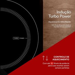 Cooktop de Indução 2 Bocas EOS Freezone 3500W ECI02EPF 220V - 2