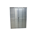 Ver imagem 1 de Porta Balcão 6 Folhas Aluminio Brilhante C/ Trinco 2,10x1,50