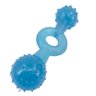 Brinquedo Mordedor Pet Halteres Cristal Grande Para Cães: Azul - 2