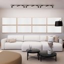 Ver imagem 1 de Painel Acústico Absorvedor Decorativo 120x60 Soft Friso Crepe Maestra Acústica:carvalho/branco