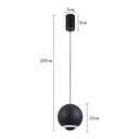 Ver imagem 5 de Lustre Pendente Nordecor Muna 2700 Preto Led Bivolt Preto 2700
