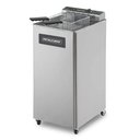 Ver imagem 1 de Fritadeira Elétrica Zona Fria com Pedestal Metalcubas 15 Litros 2 Cestos Pequenos 5000W 220V