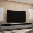Ver imagem 1 de Rack para TV Sublime 220 Cinza Off White - Gelius